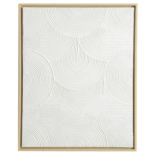 Neutral Textured Arch Framed Wall Art – 16″ × 20″