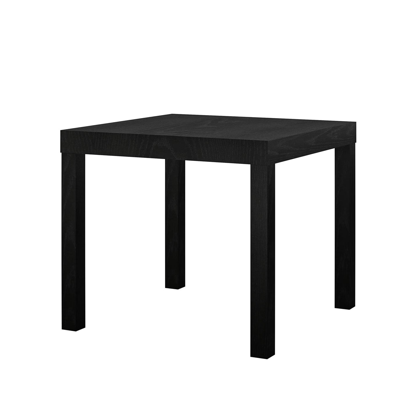 Compact Black Oak End Table for Small Spaces