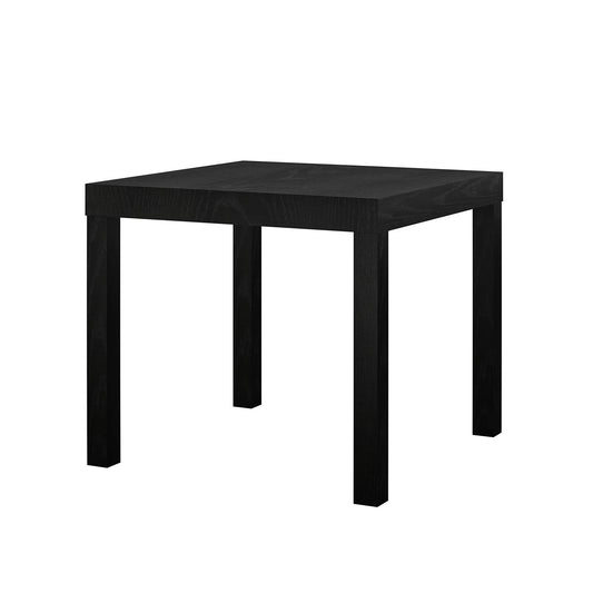 Compact Black Oak End Table for Small Spaces
