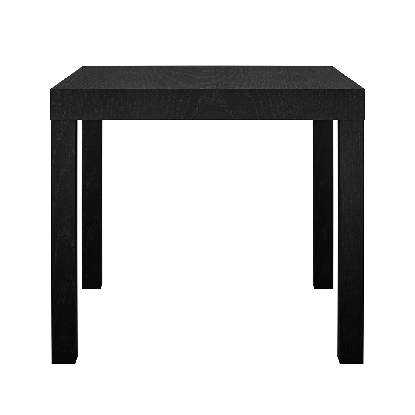 Compact Black Oak End Table for Small Spaces